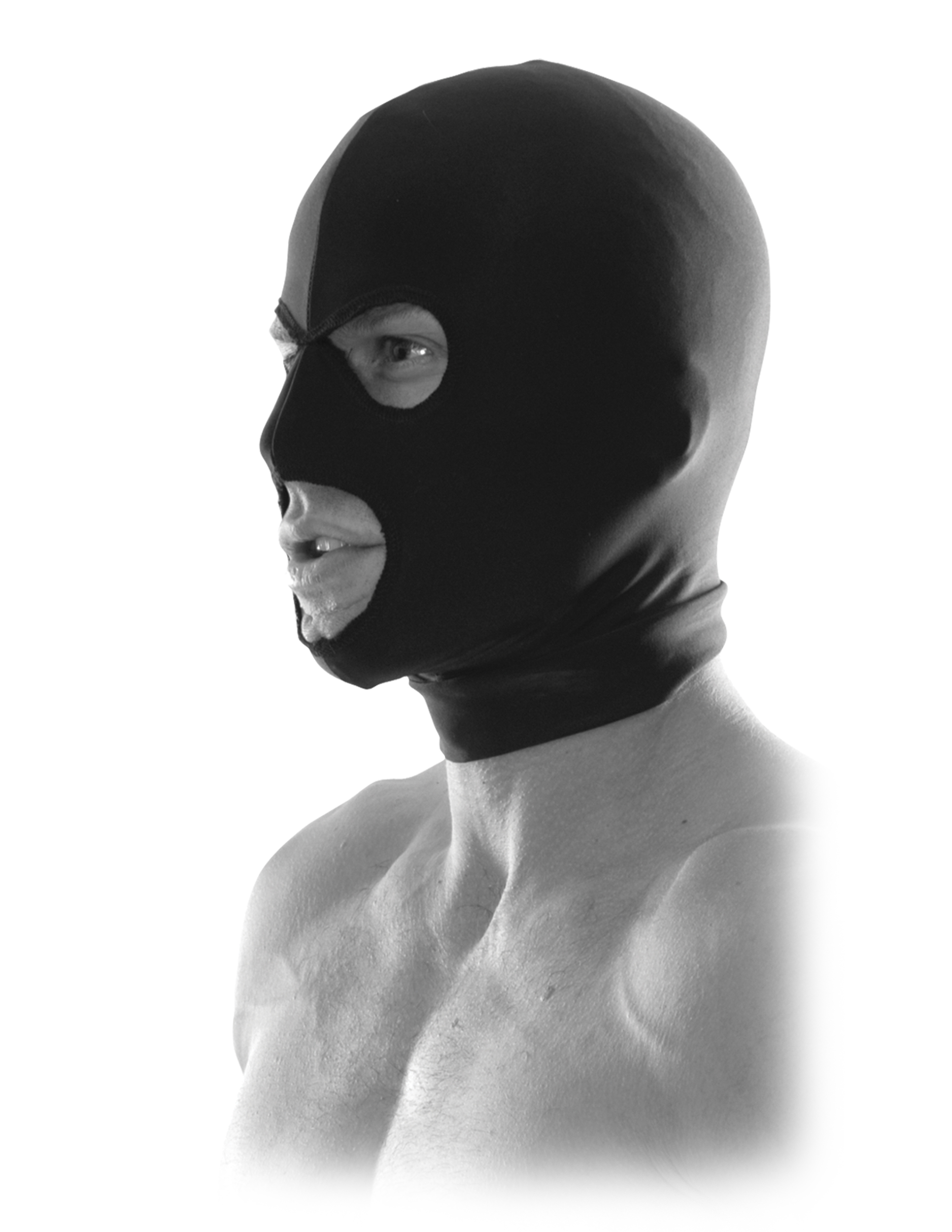 FETISH FANTASY SERIES LIMITED EDITION SPANDEX HOOD - BLACK